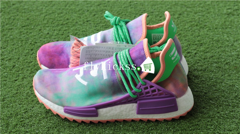 Pharrell x NMD Human Race Holi Festival Chalk Coral Fish Scale Boost